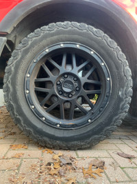 20” KMC rims and tires