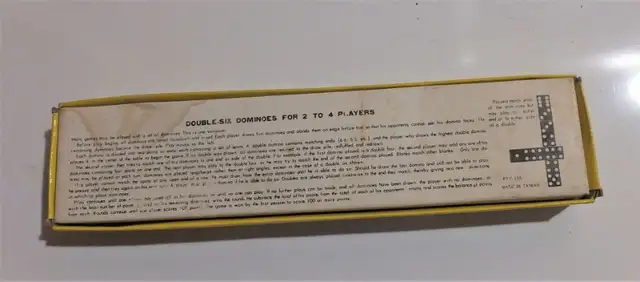 Vintage Dominoes Game - Double-Six 28 Pieces in Toys & Games in Oshawa / Durham Region - Image 3