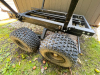 ATV rough terrain Log Bunk trailer