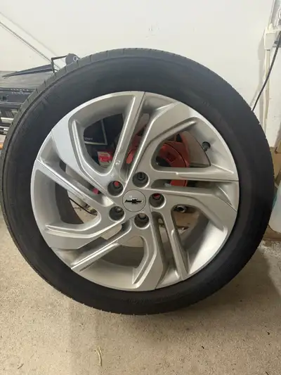 Michelin all-seasons tires. Set of 4 with alloy rims. Excellent condition. 215/50R17 DOT 2423 only 1...