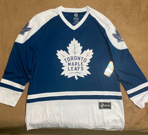Toronto Maple Leafs Kids Vintage White Jersey Size XL NHL Ice Hockey