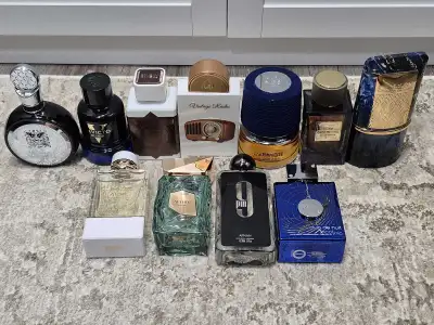 Thinning out my collection of Men's Cologne. These are all imported niche colognes. 99% full. 100ml...