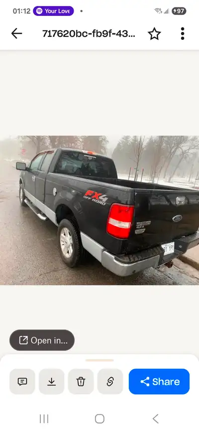 Good condition for 2004 Tinted windows 4 x 4 Remote starter Used to move tires Quebec plated Asking...