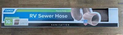 New in the box 10 foot heavy duty RV sewer hose.