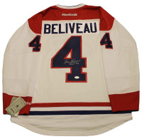 Jean Beliveau signed autograph Montreal Canadiens jersey