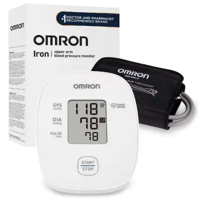 New OMRON Iron Upper Arm Blood Pressure Monitor, View more