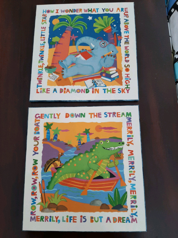 CHILDREN'S WALL PLAQUES in Other in St. Catharines