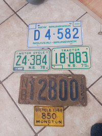Wanted to buy NB  license plates