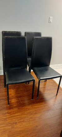 4 Black Dining Room Chair