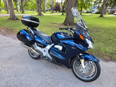 Sport touring motorcycle 1300cc V4 fuel injected Shaft drive 74200 kms 29 litre fuel tank giving a r...