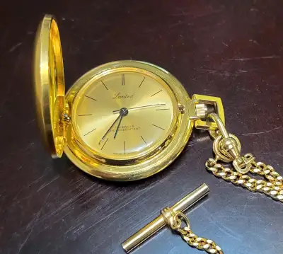 Montre de poche mechanical pocket watch Lantex 17-jewels Swiss, View more