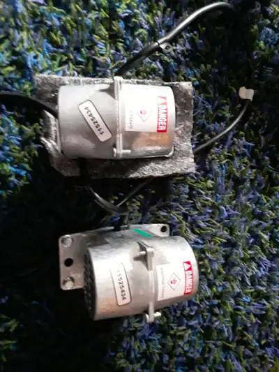 electric motors from 2 electric adjustable beds. 4 small, detached, and 4 large, attached to the fra...