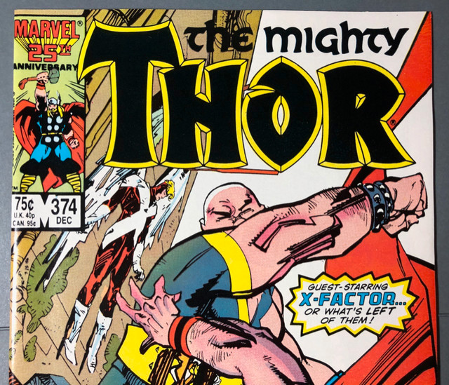 Marvel Comics The Mighty Thor #374 December, 1986 in Comics & Graphic Novels in Brantford - Image 2