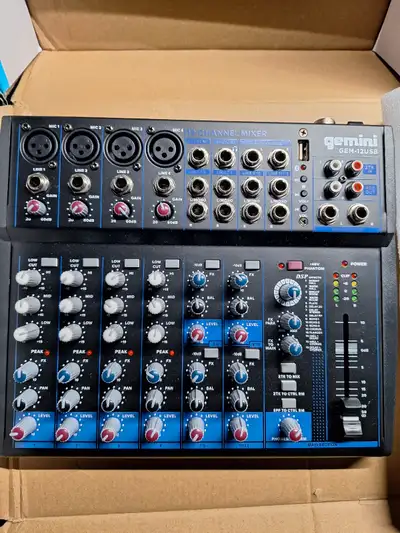 New gemini 12 channel mixer, View more