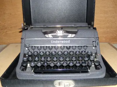 Two very good condition vintage Underwood typewriters, $200 each. Or, take both for $360