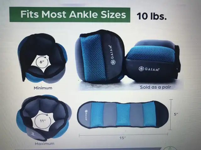 Gaiam ankle weights in Other in Markham / York Region - Image 3