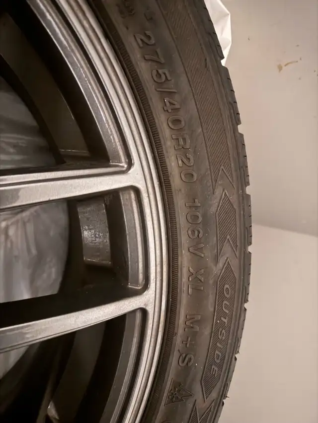 20” Winter tires and Rims for sale in Tires & Rims in Oshawa / Durham Region - Image 3