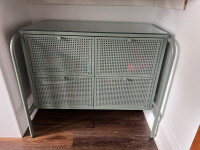 IKEA Nikkeby 4 drawer storage/dresser with glass top