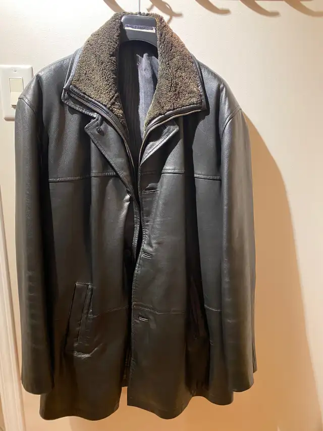 Echtes Leder Leather Jacket for men in Men's in Laval / North Shore - Image 2