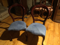 2 Italian dinner table chairs