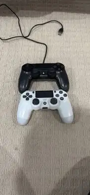 Get ready for your next gaming session with these two Sony DualShock 4 wireless controllers, includi...