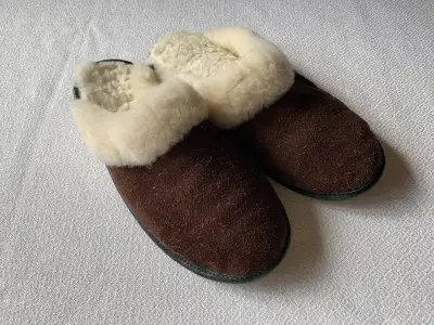 Homme - Pantoufles en mouton - Pointure 10, View more