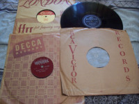 1950's 78 rpm vinyl records