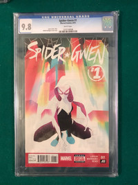 Spider-Gwen #1 CGC 9.8 White Marvel Comic Book