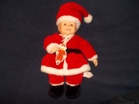 1999 Anne Geddes Baby Santa Doll