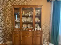 Dining Hutch 2 pieces solid wood