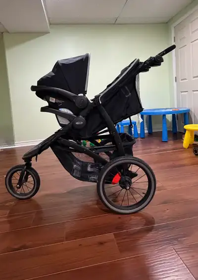 Graco FastAction Jogger LX Travel System (Stroller + Car Seat), View more