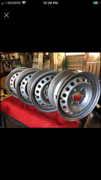4x 16”  2021 OEM Ford steel rims with TPMS sensors. 