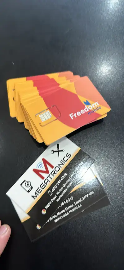 carte sim  FREEDOM ✅✅ 3854 Boul NOTRE DAME, View more