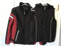 Ladies 2 piece light weight jacket with zip out vest - size S
