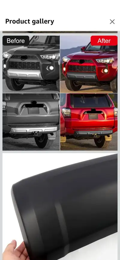 2016-2024 for Toyota 4Runner Lower Valance Panel Black It is brand new in box and still wrapped. Box...