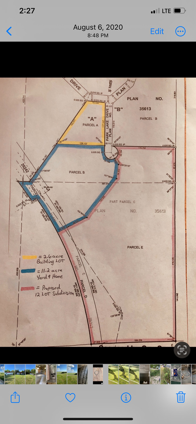 Buliding Lot for sale park Lake Neepawa 2.6 acres Land for Sale