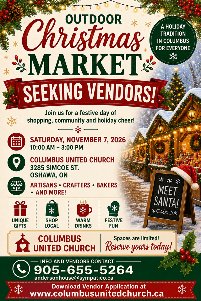 CHRISTMAS MARKET -  CALLING VENDORS
