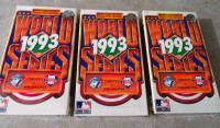 baseball BLUE JAYS 1993 World Series VHS TAPES sealed MLB