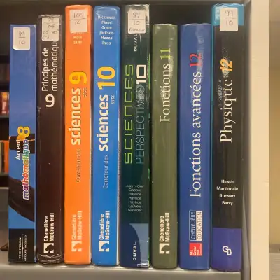 French Immersion Ontario High School Textbooks, View more