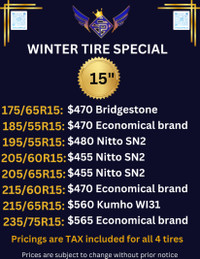 Winter Tire special | Buy now Pay Later @specklesspro 4162620702