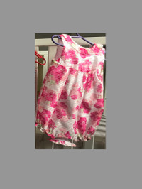 NEW Gymboree 1 Piece Fuchsia Floral Romper 18-24mo