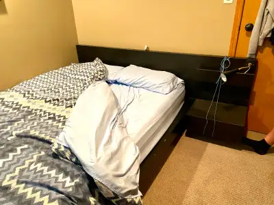 Queen size bed frame, View more