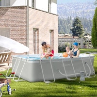 11ft x 7ft x 32in Steel Frame Pool with Nano Filter Pump Markham / York Region Toronto (GTA) Preview