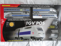 Mehano H0 1:87 scale TGV POS starter train set