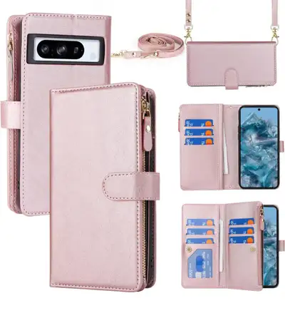 Google Pixel 8 Pro Wallet Case 9 Card Holder, View more
