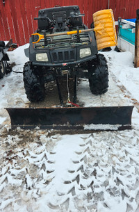Snow plowing services