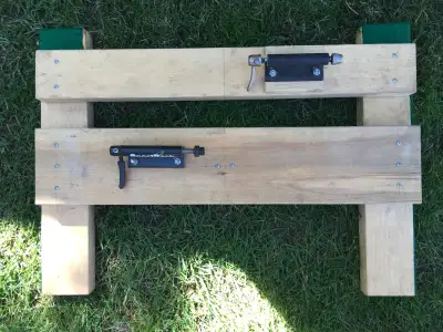 Bike Carrier - Thru Axle - Fits Table Space in RV, Truck Box, View more