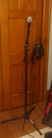 Shure Mic and Stand For Sale