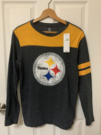 NFL Pittsburgh Steelers Grey/Gold T-Shirt