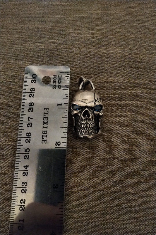 925 Solid Silver Skull in Jewellery & Watches in City of Toronto - Image 4